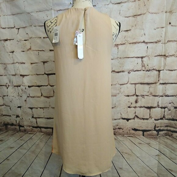 Gianni Bini GB Size Small Silver Orange Sequins Aztec Southwestern  Sheath Dress - Picture 6 of 8